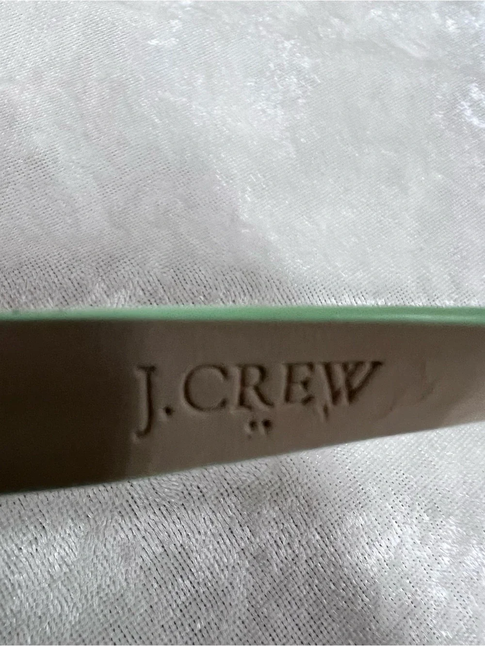 J. Crew Belt Mint Green Size S Skinny 1/2" Wide - Picture 4 of 13